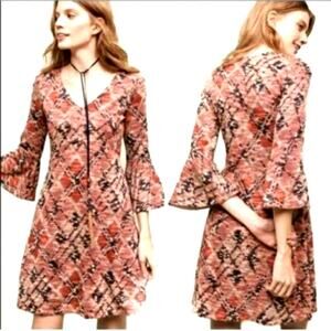 Anthropologie Size XS Dress Maeve Skater Boho Bohemian Gypsy Fall Autumn #061